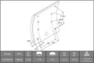 SET REMBELEG 160 MM 18.0 MM